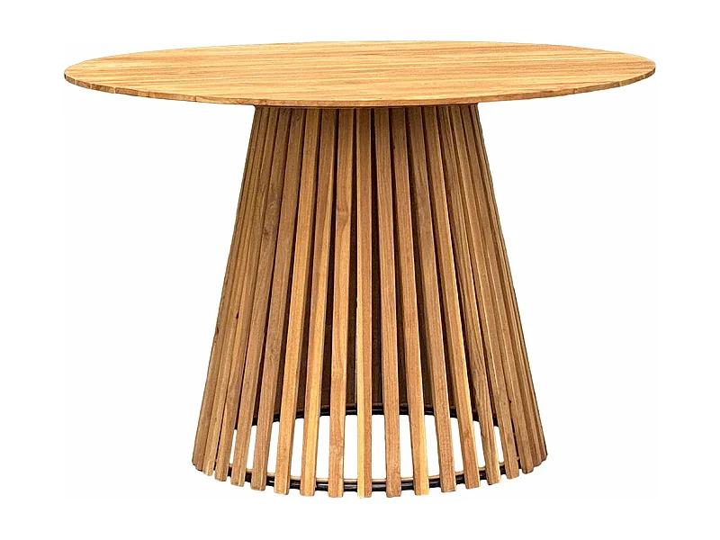 Nashville tuintafel Ø130cm natuur.