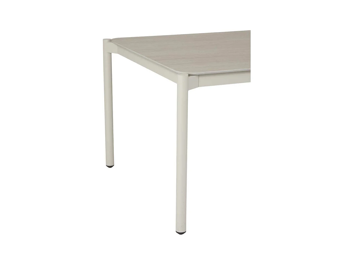 Bo table de jardin 104x204cm gris,pierre décor.
