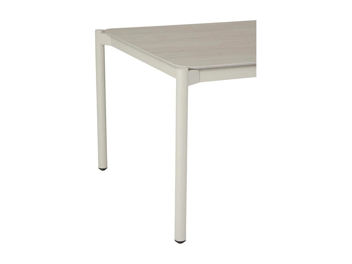 Bo table de jardin 104x204cm gris,pierre décor.