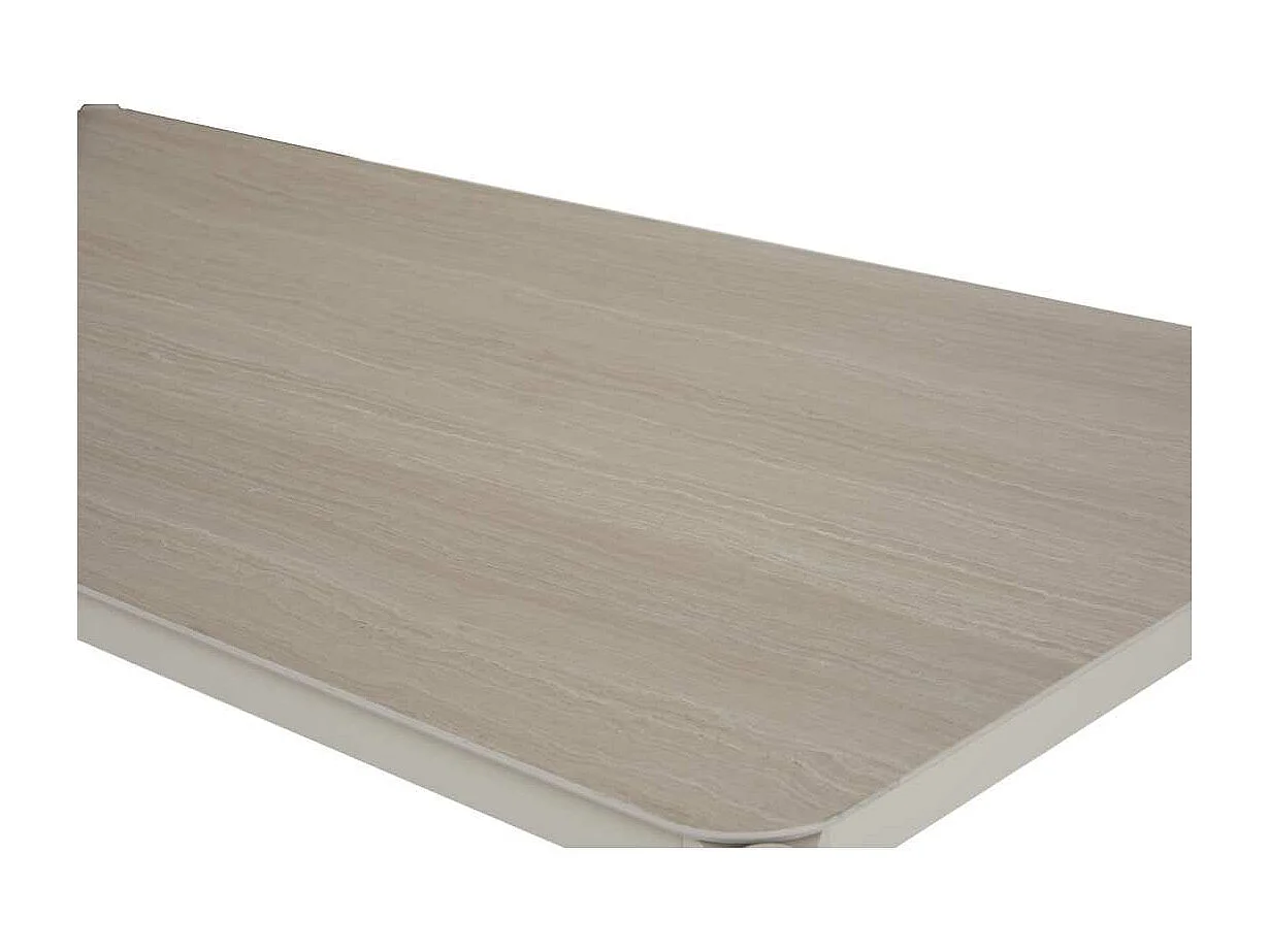 Bo table de jardin 104x204cm gris,pierre décor.