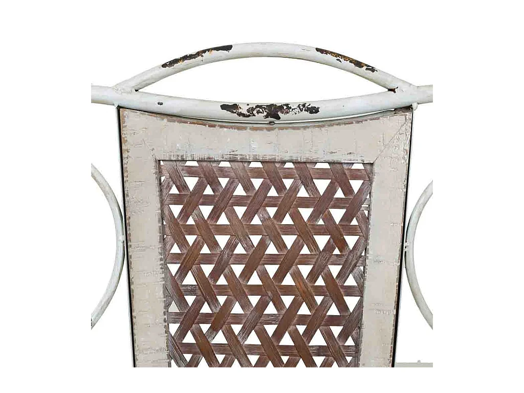 Banco de metal 129x56.5x95h cm