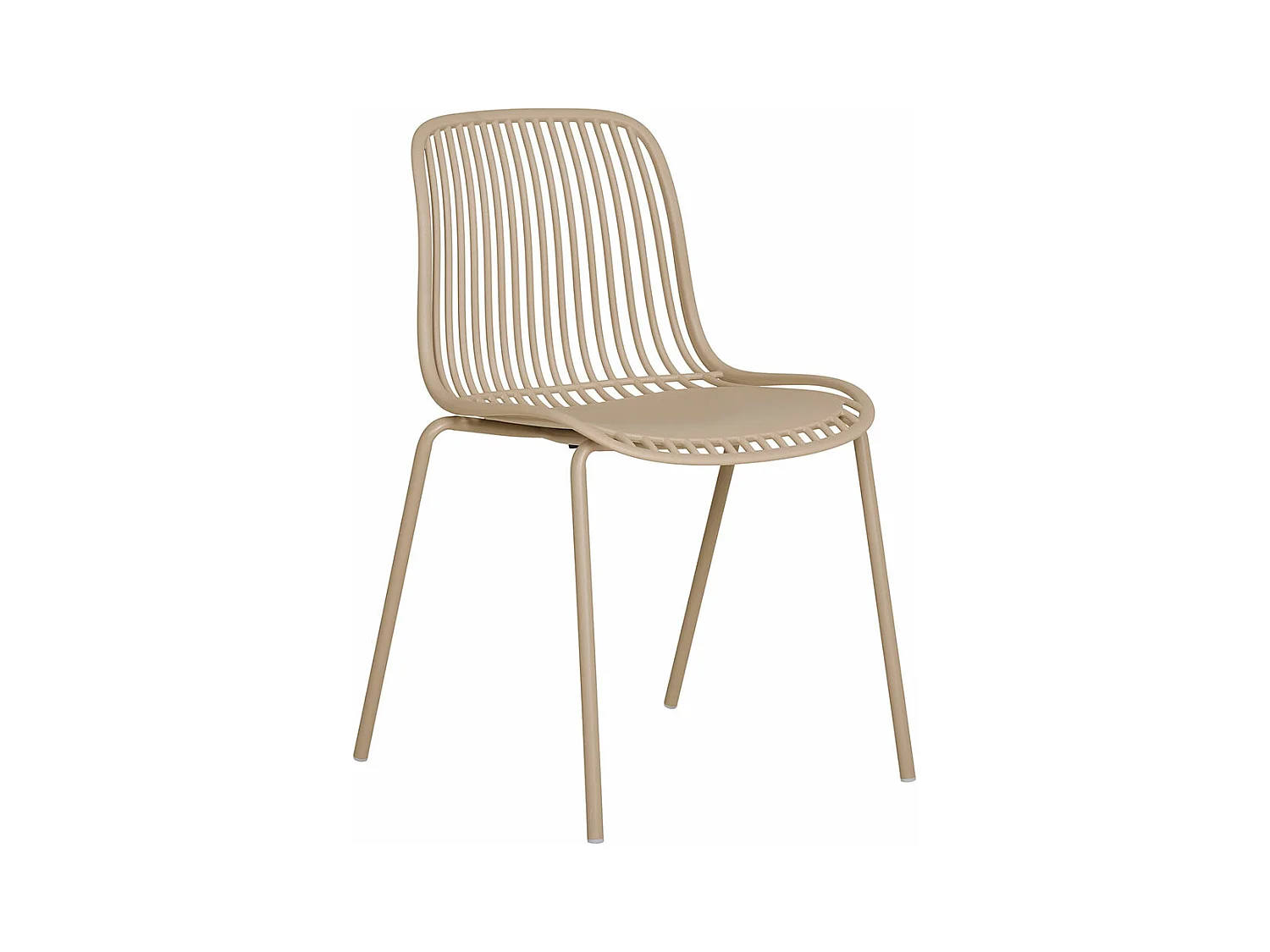 Branson chaise de jardin empilable sable.