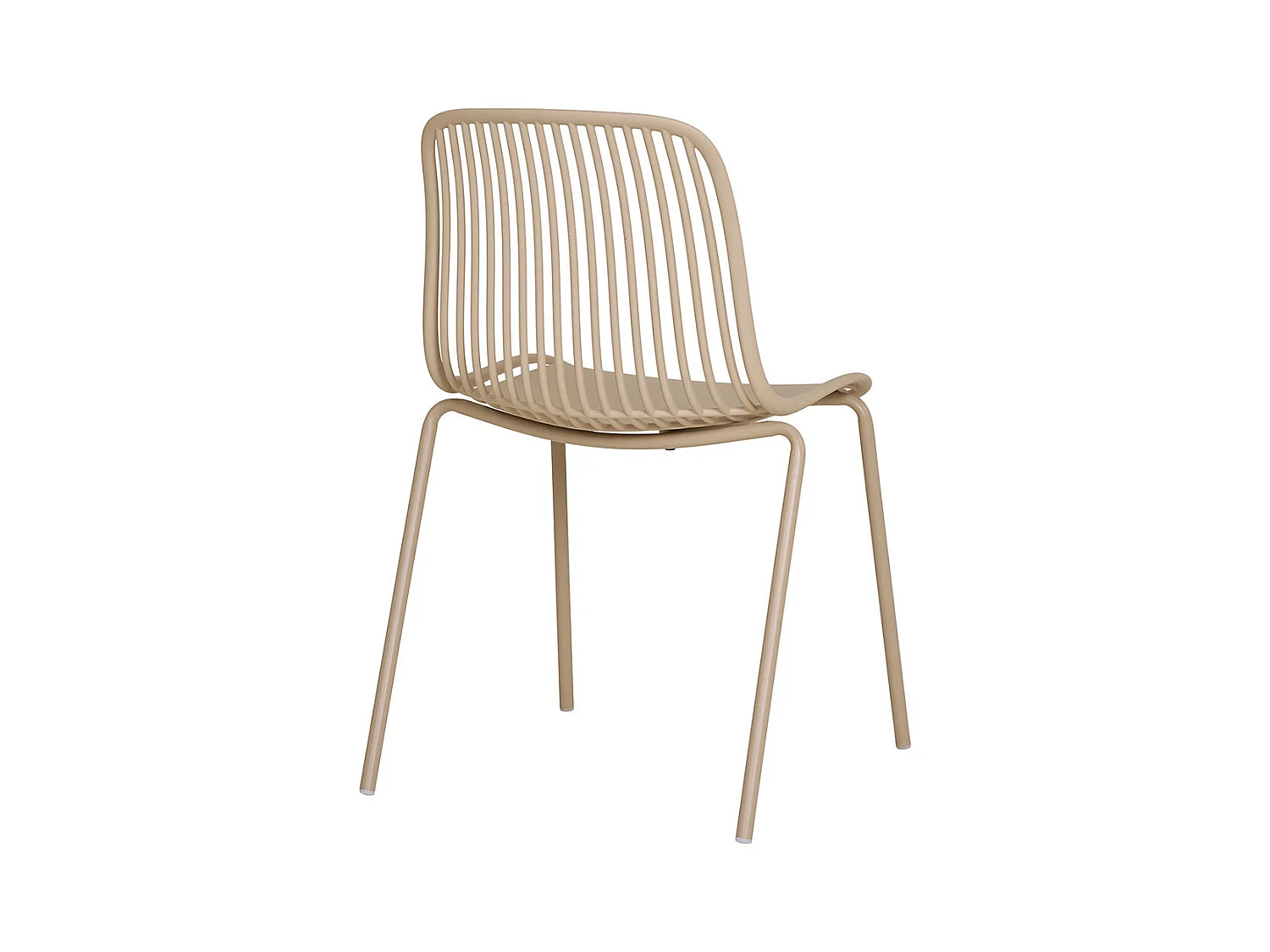 Branson chaise de jardin empilable sable.