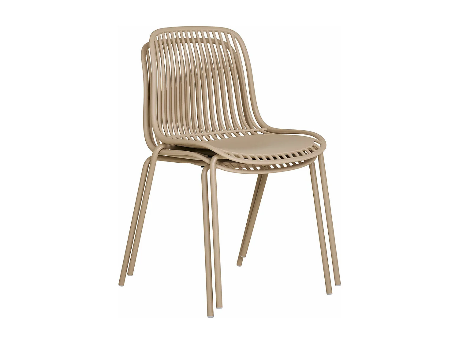 Branson chaise de jardin empilable sable.