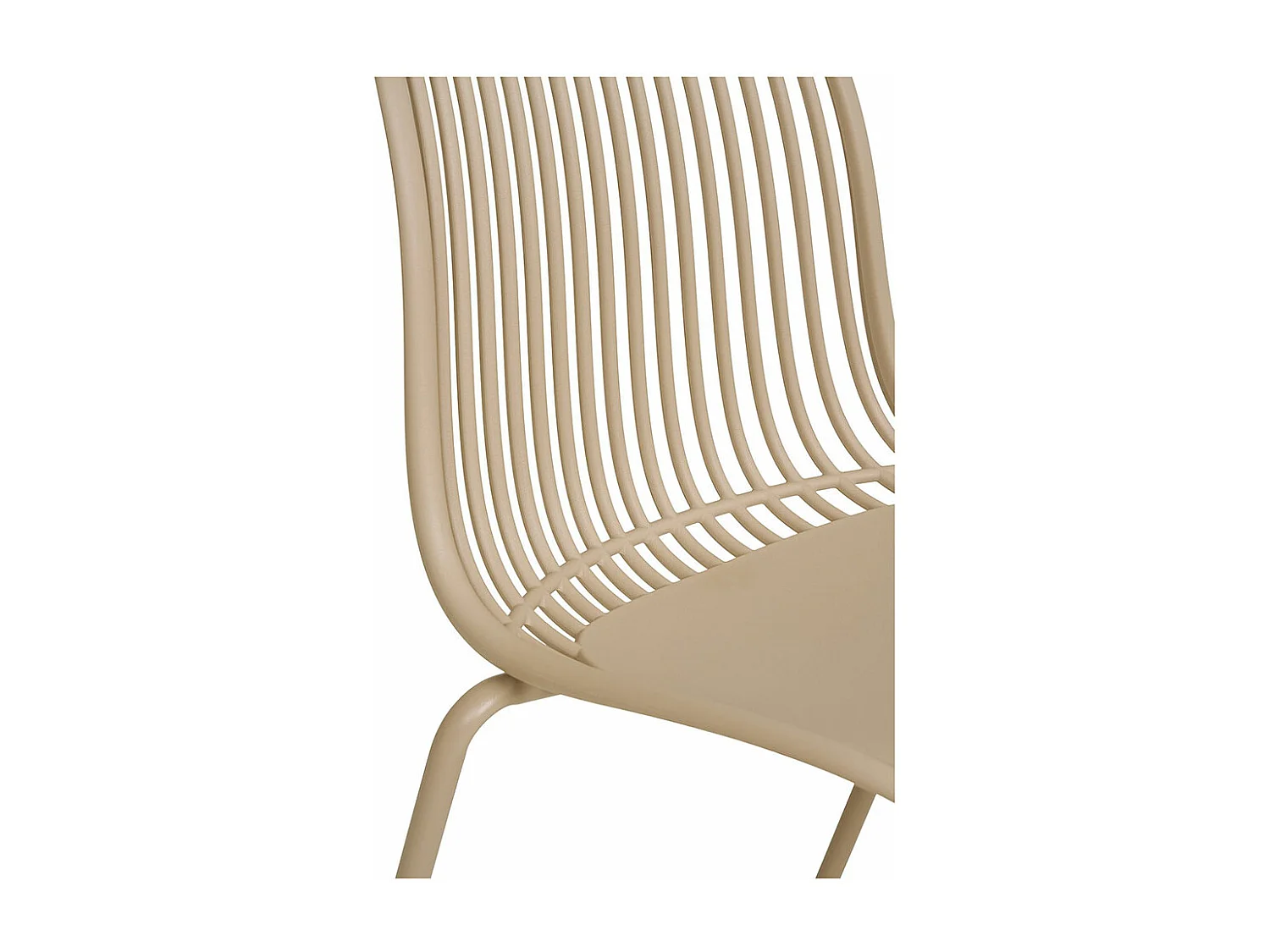 Branson Gartenstuhl Stapelbar sandfarben.