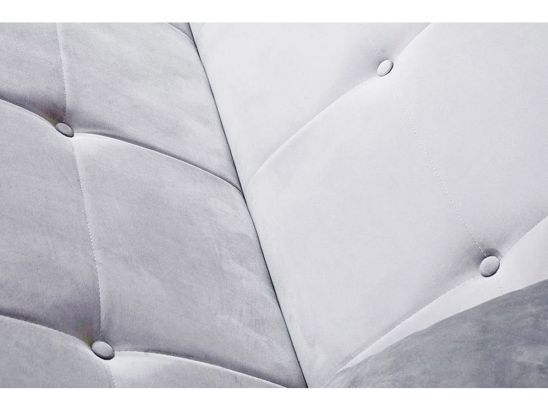 Sofa Luna Schlafsofa im skandinavisches Stil, Couch mit Schlaffunktion und Bettkasten, Polstersofa für Wohnzimmer 213 cm hellgrau