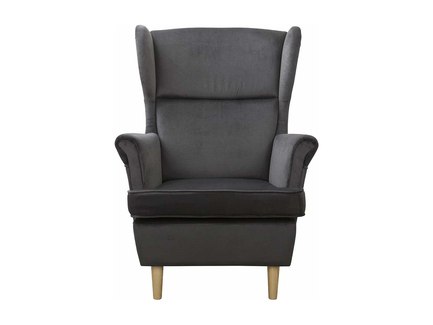 Ohrensessel Teramo III bequemer Sessel Wohnung Relaxsessel (Kronos 22 - grau)