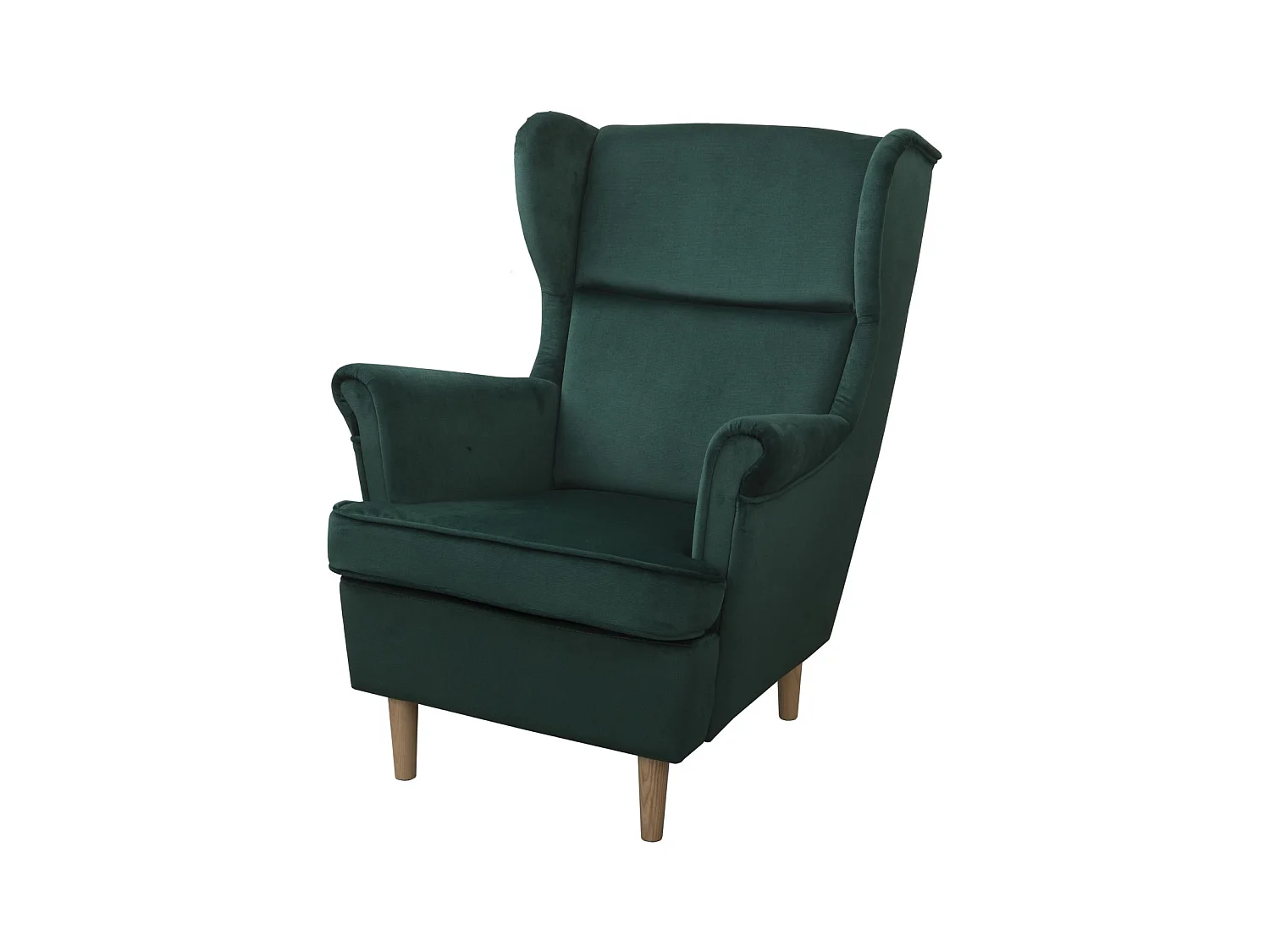 Ohrensessel Teramo III bequemer Sessel Wohnung Relaxsessel (Kronos 19 - grün)