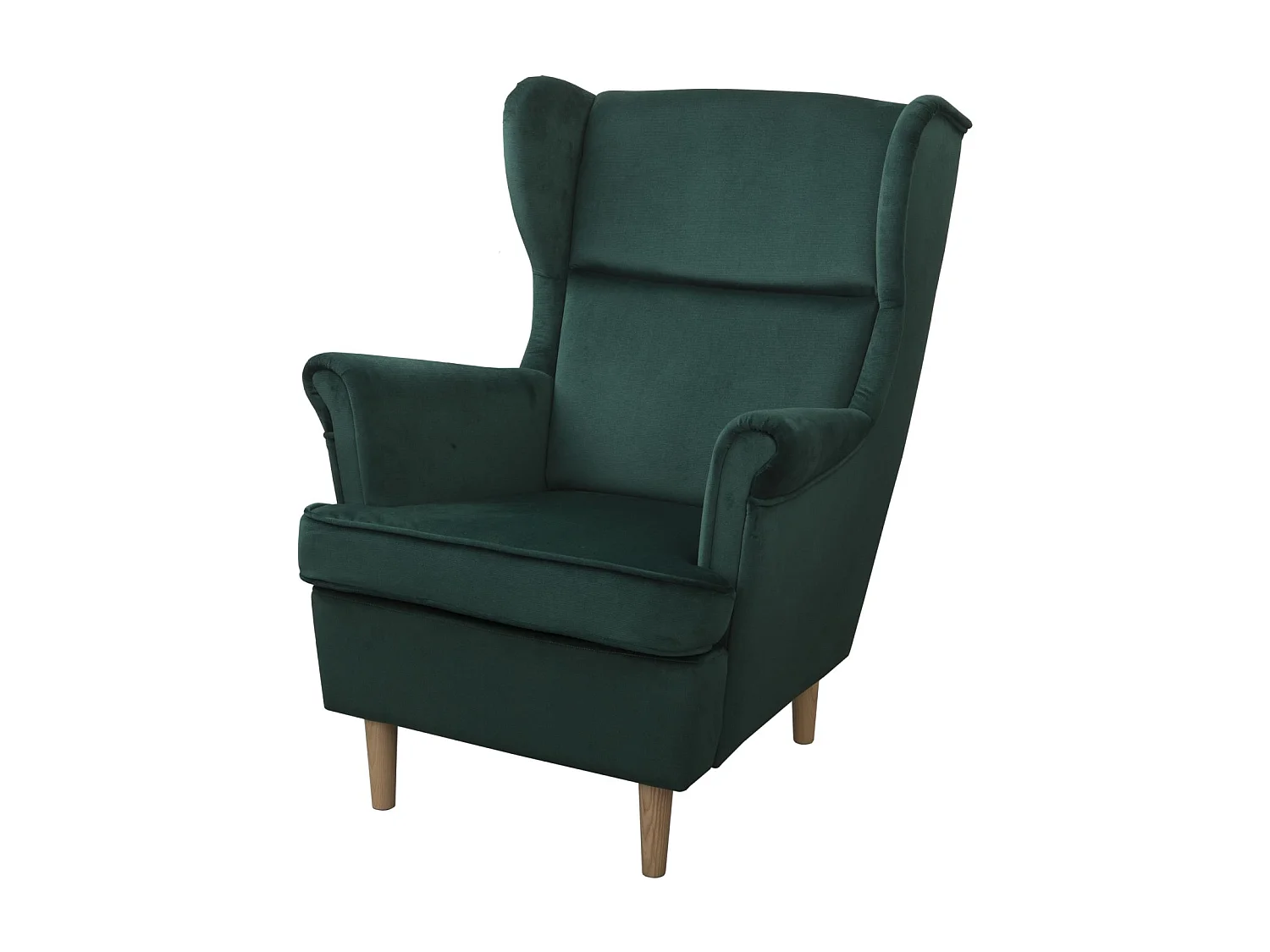 Ohrensessel Teramo III bequemer Sessel Wohnung Relaxsessel (Kronos 19 - grün)