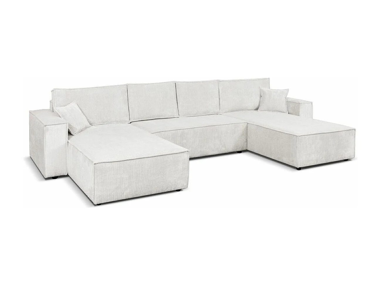 Ecksofa Camel U-Form Bettkasten  390 cm Schlaffläche 340 x 135 cm Sofa XXL, beige