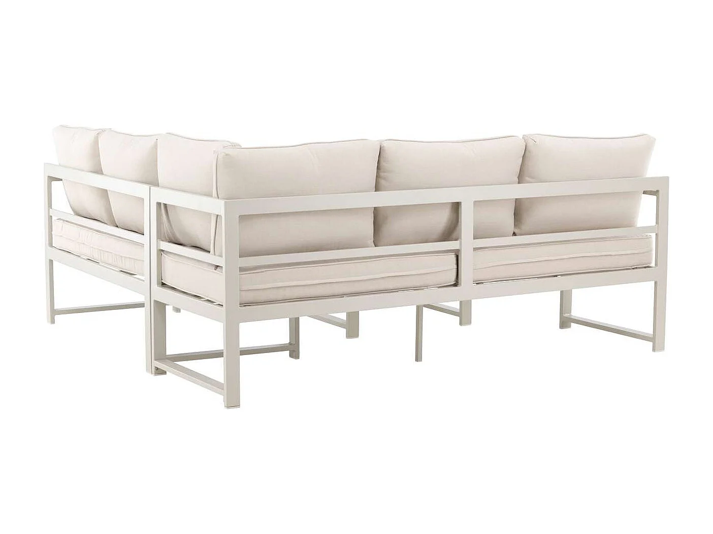 Salvador 1 hoekbank, 1 salontafel beige.