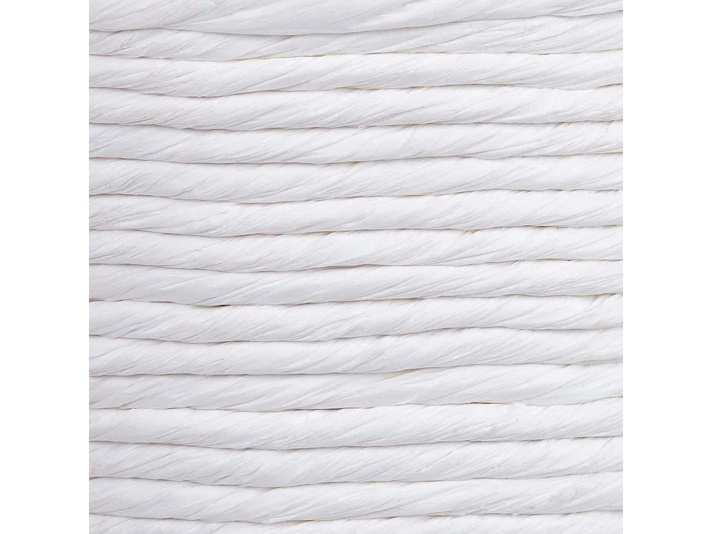 Panier rond en osier blanc 18x18x11h cm
