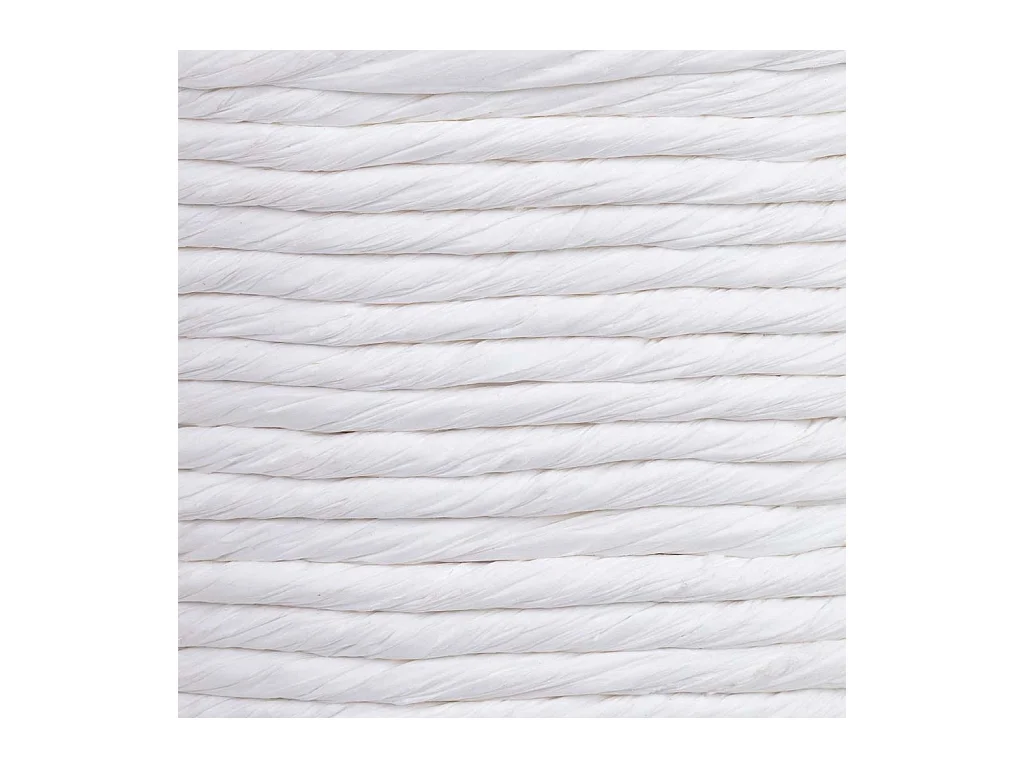 Cesta redonda em vime branca 23x23x12h cm