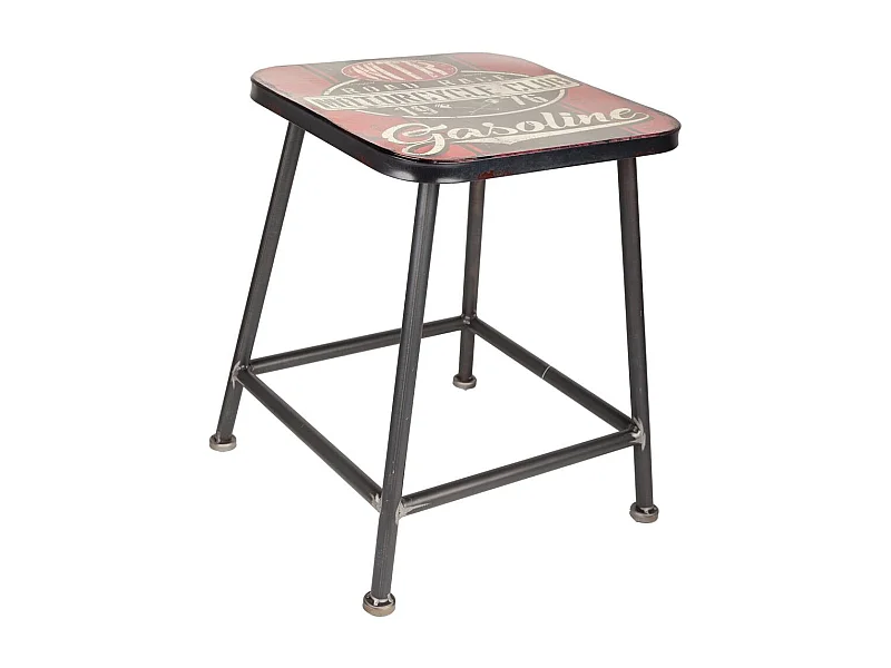 Stijlvolle en uniek comfortabele metalen kruk