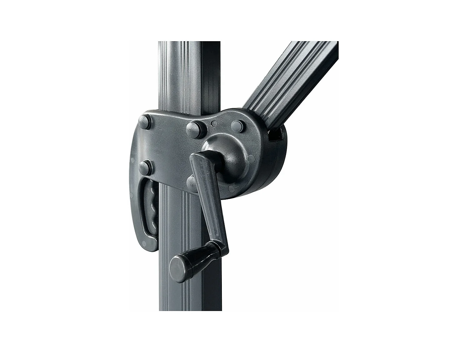 Baza parasol suspendu avec pied, 295x295cm sable.