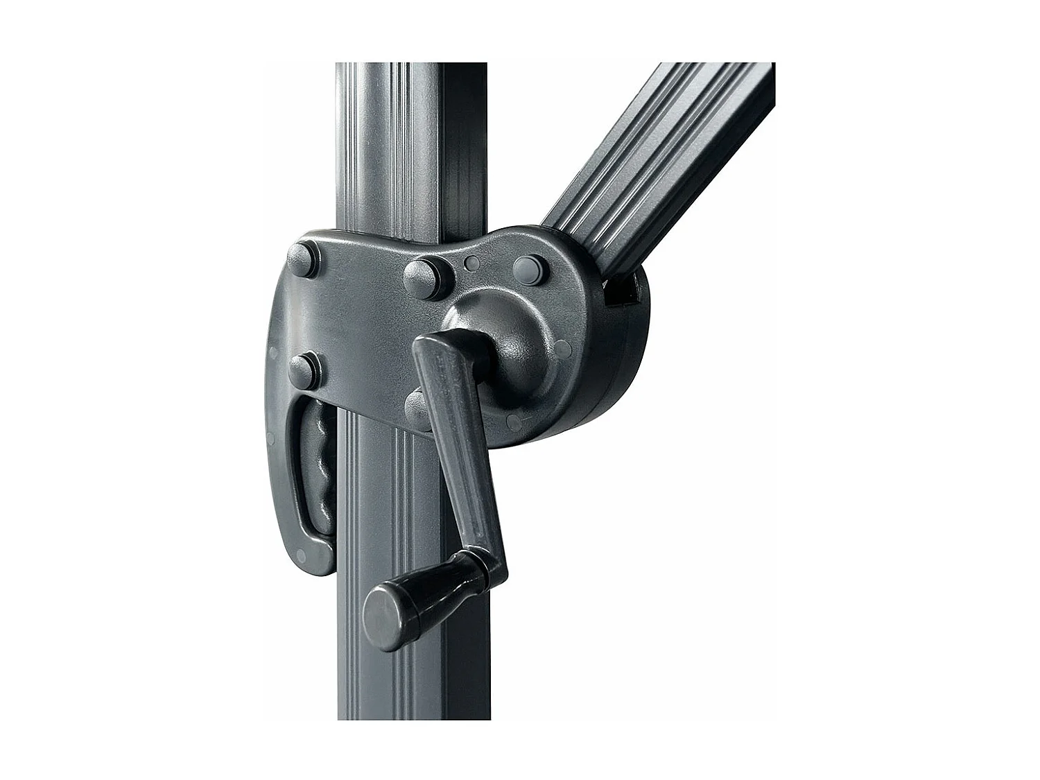 Baza parasol suspendu avec pied, 295x295cm sable.