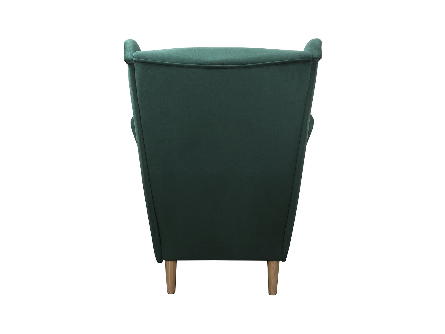 Ohrensessel Teramo mit Hocker bequemer Sessel Wohnung Relaxsessel (Kronos 19 - grün)