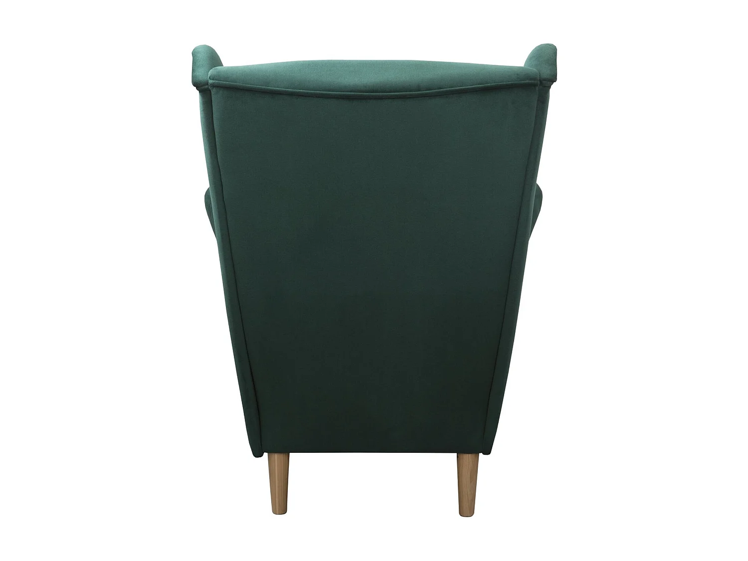 Ohrensessel Teramo mit Hocker bequemer Sessel Wohnung Relaxsessel (Kronos 19 - grün)