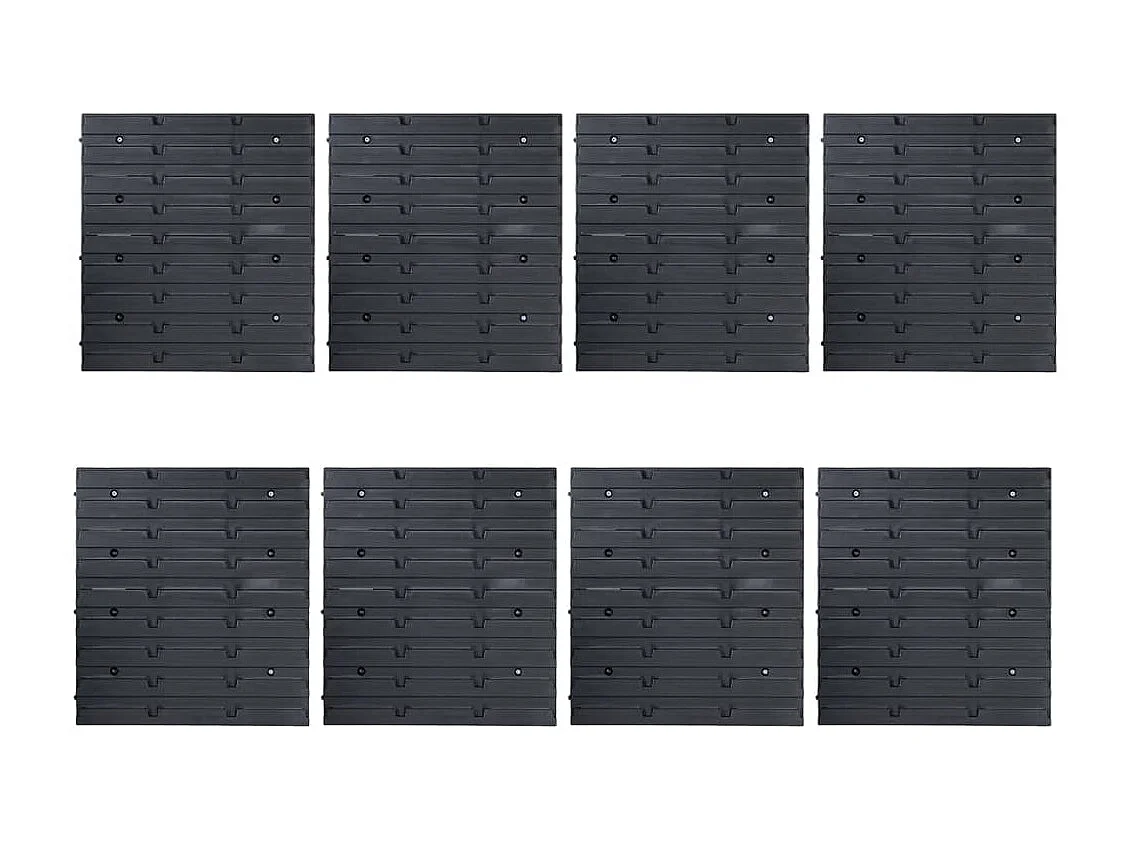 Kit contenitori portaoggetti e pannelli murali 141 pezzi rosso e nero 02_0003846