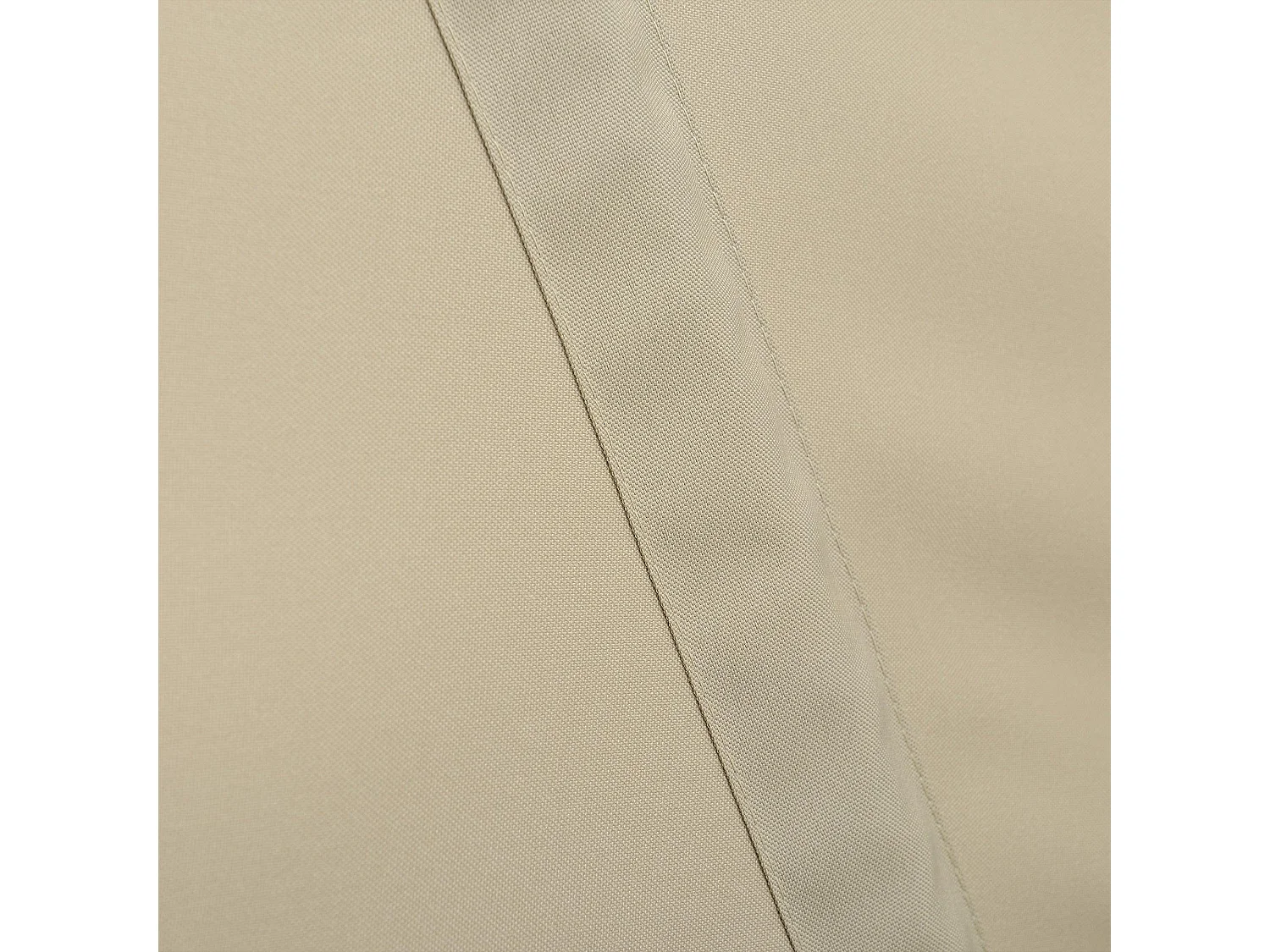 Tenda laterale parasole a parete protezione solare poliestere beige 160 cm x 160 cm 03_0003080