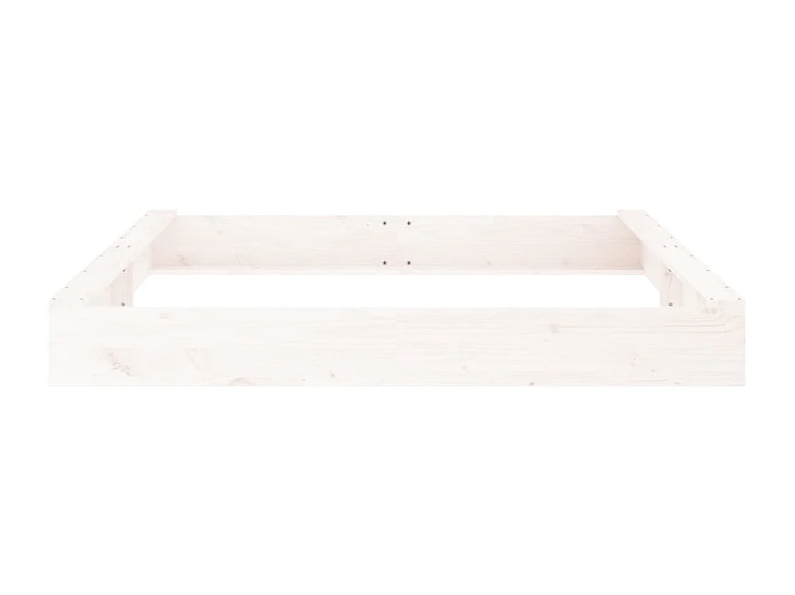 Bac à sable jeu bois blanche 160 x 160 x 20 cm 02_0041514