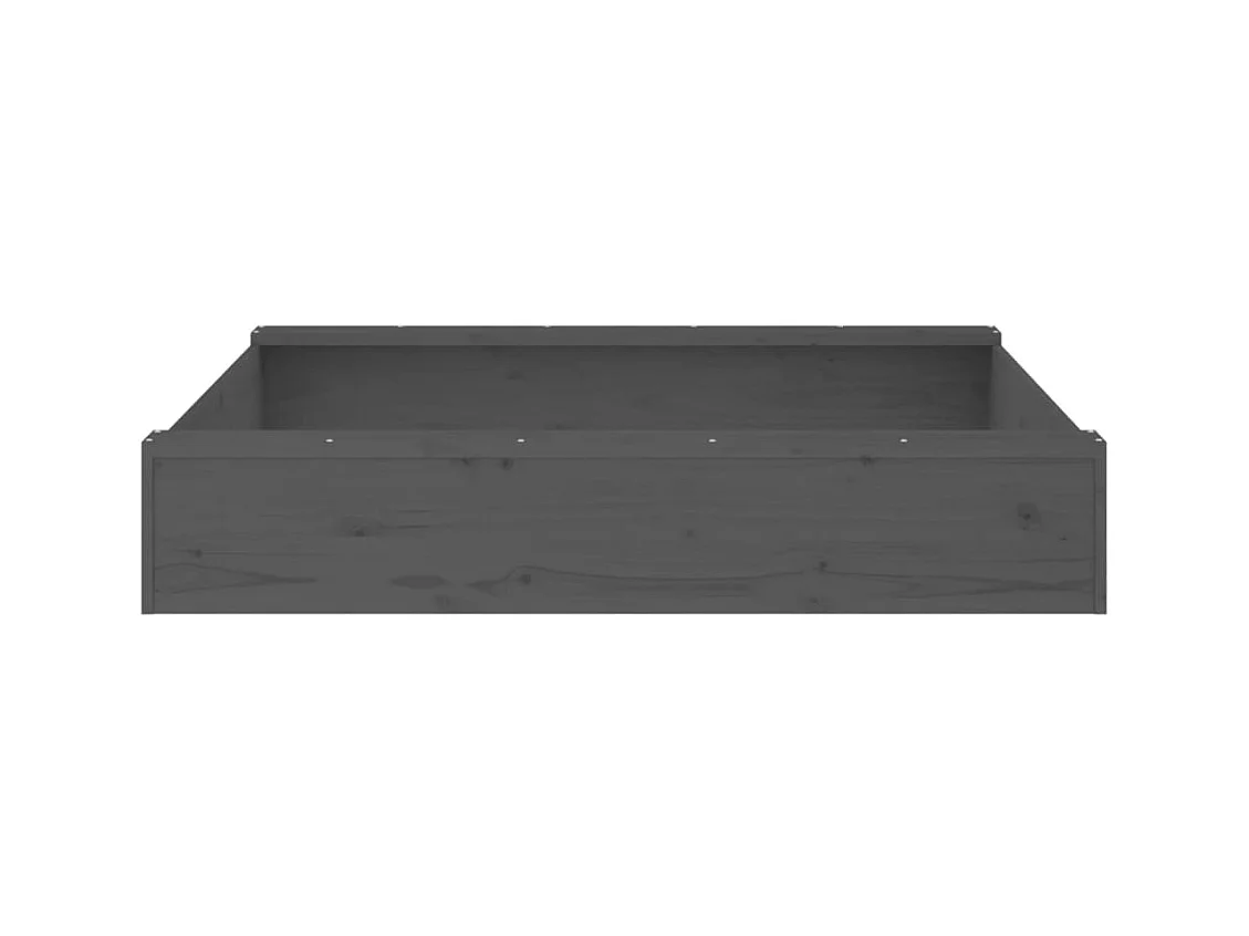 Bac à sable jeu bois marron 111 x 111 x 20 cm 02_0041520