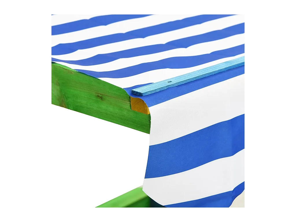 Bac à sable avec bois marron 115 x 115 x 115 cm 02_0005047