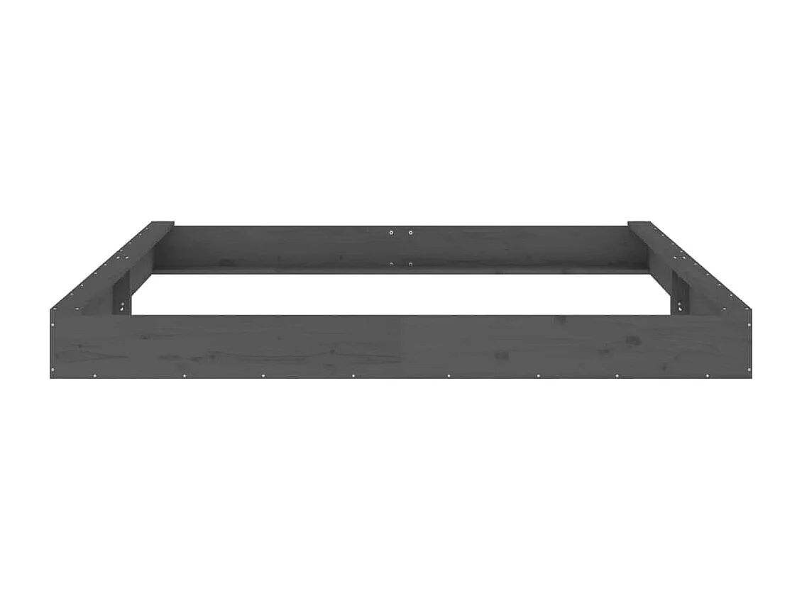 Bac à sable jeu bois marron 200 x 200 x 20 cm 02_0041519