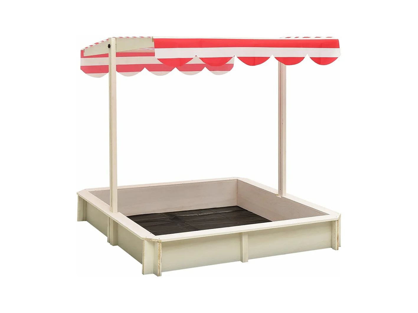 Bac à sable et bois blanche 115 x 115 x 115 cm 02_0005059