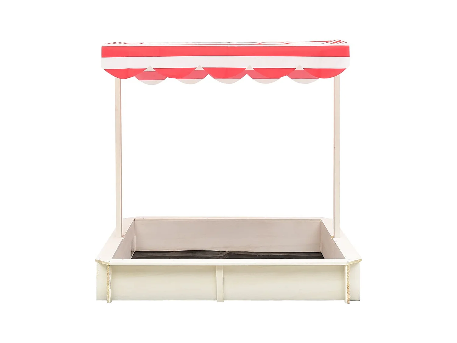 Bac à sable et bois blanche 115 x 115 x 115 cm 02_0005059