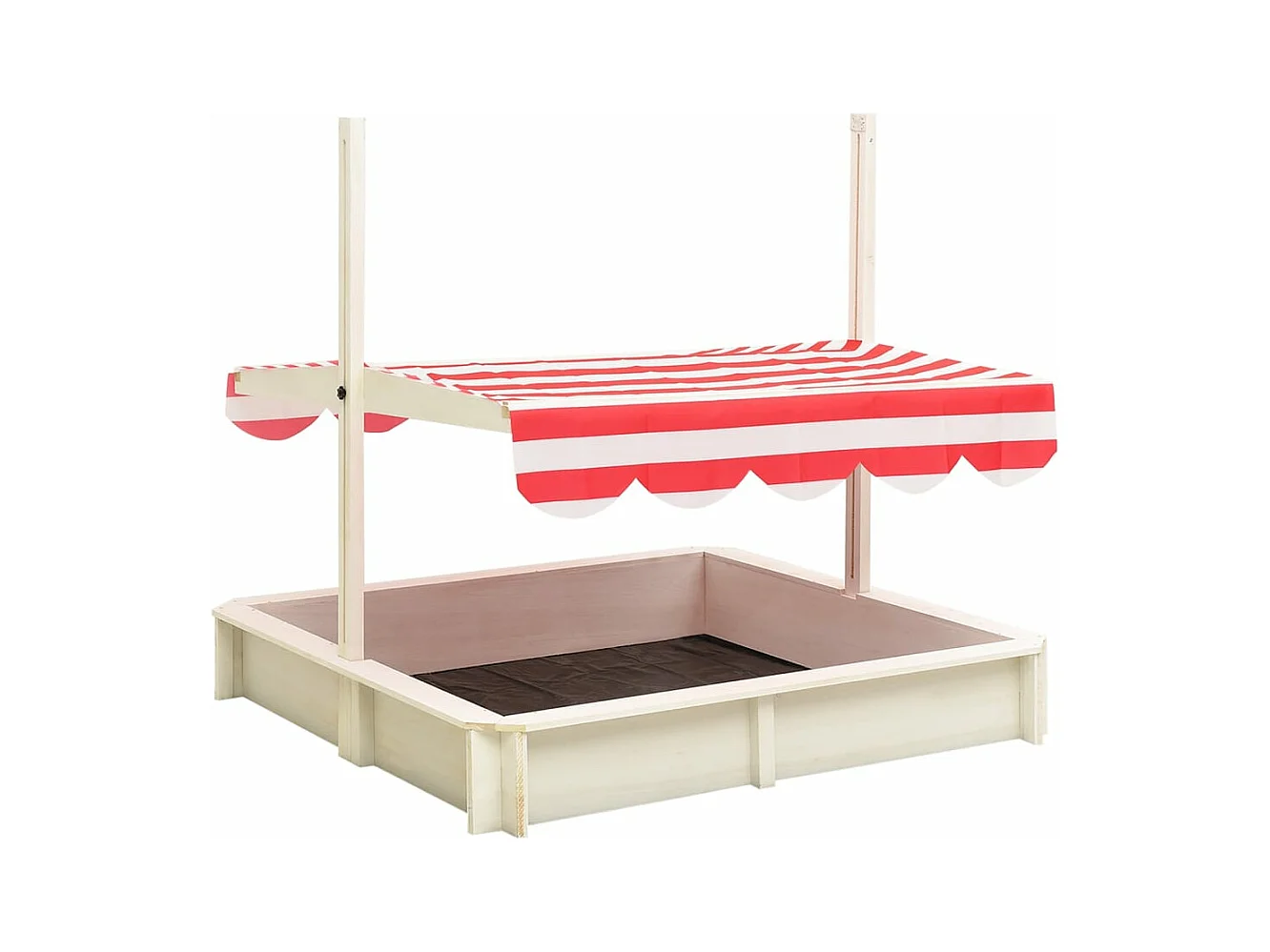 Bac à sable et bois blanche 115 x 115 x 115 cm 02_0005059