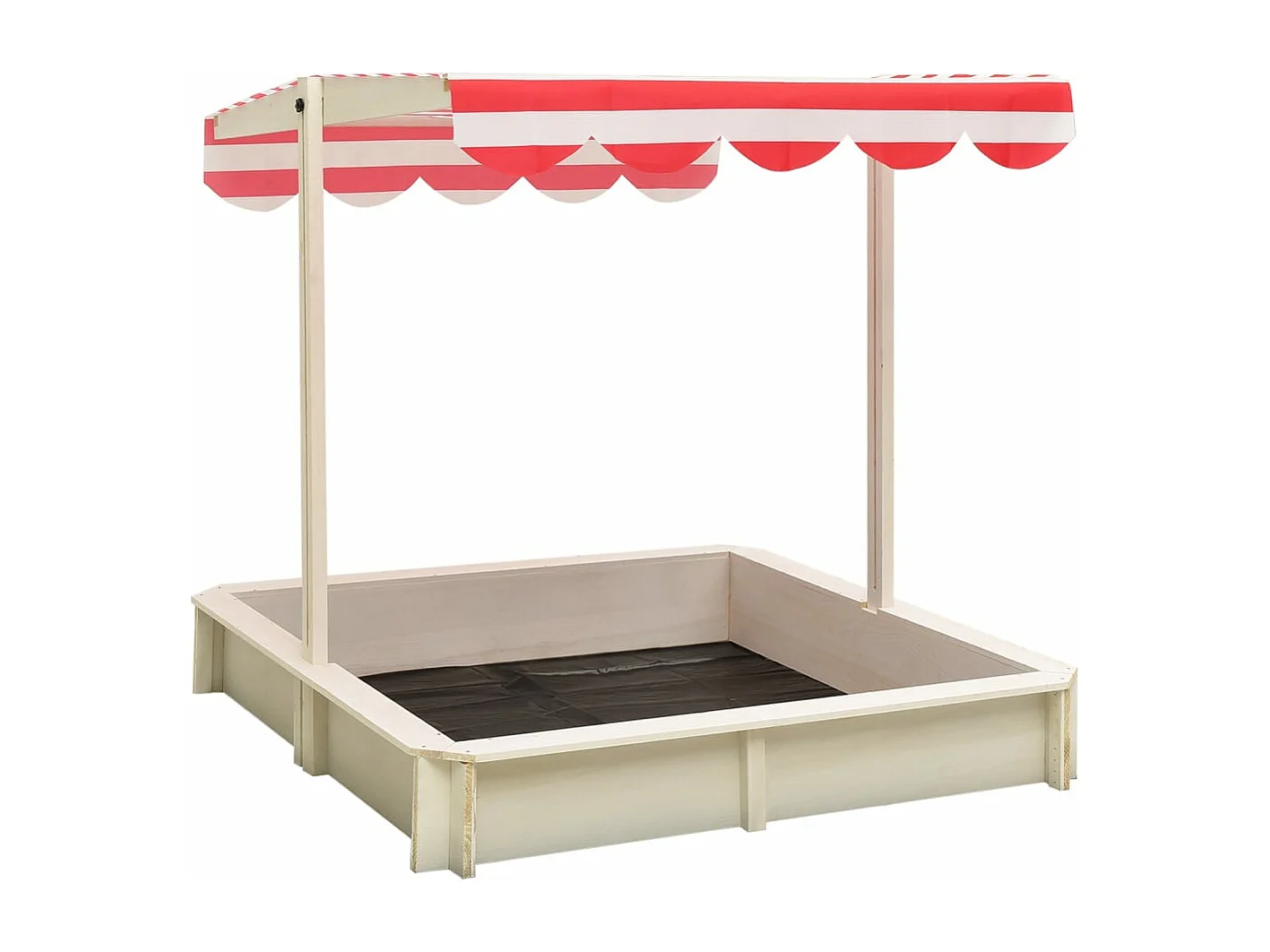 Sabbiera e tetto regolabile in legno di abete bianco e rosso UV50 02_0005059