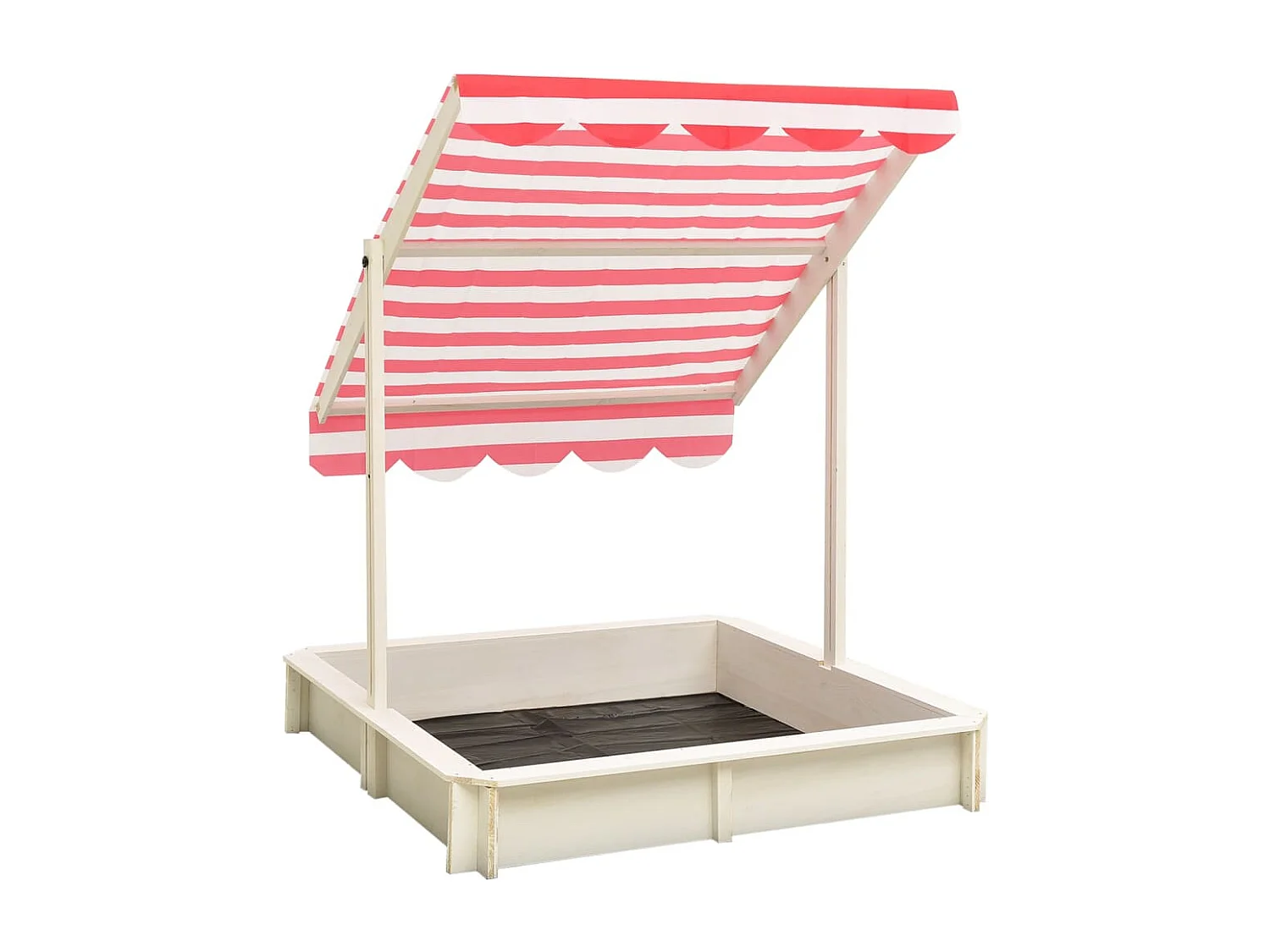 Sabbiera e tetto regolabile in legno di abete bianco e rosso UV50 02_0005059