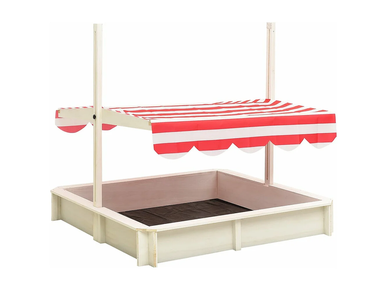 Sabbiera e tetto regolabile in legno di abete bianco e rosso UV50 02_0005059