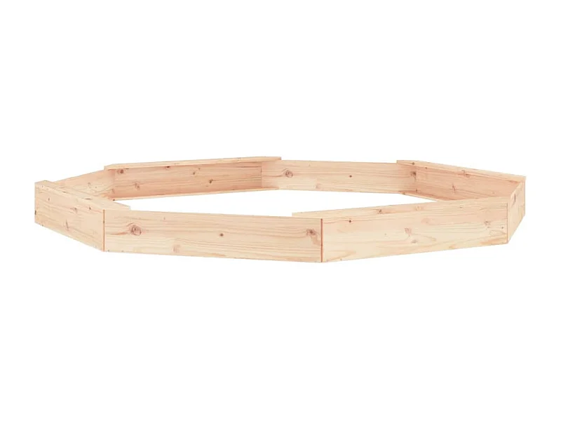 Bac à sable jeu bois marron 232 x 232 x 20 cm 02_0041543