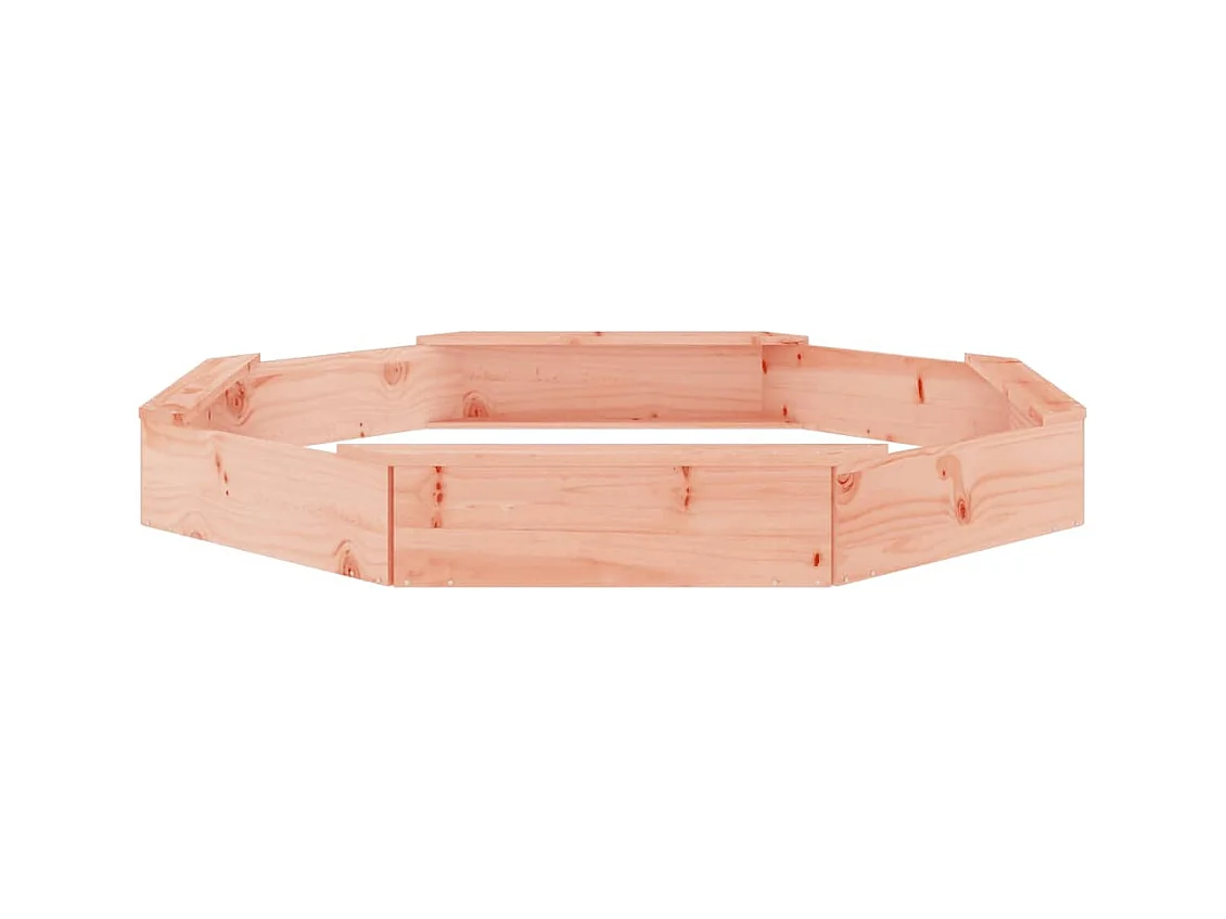 Bac à sable jeu bois marron 159.5 x 159.5 x 20 cm 02_0041548