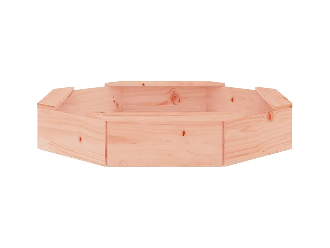 Bac à sable jeu bois marron 111 x 111 x 20 cm 02_0041547