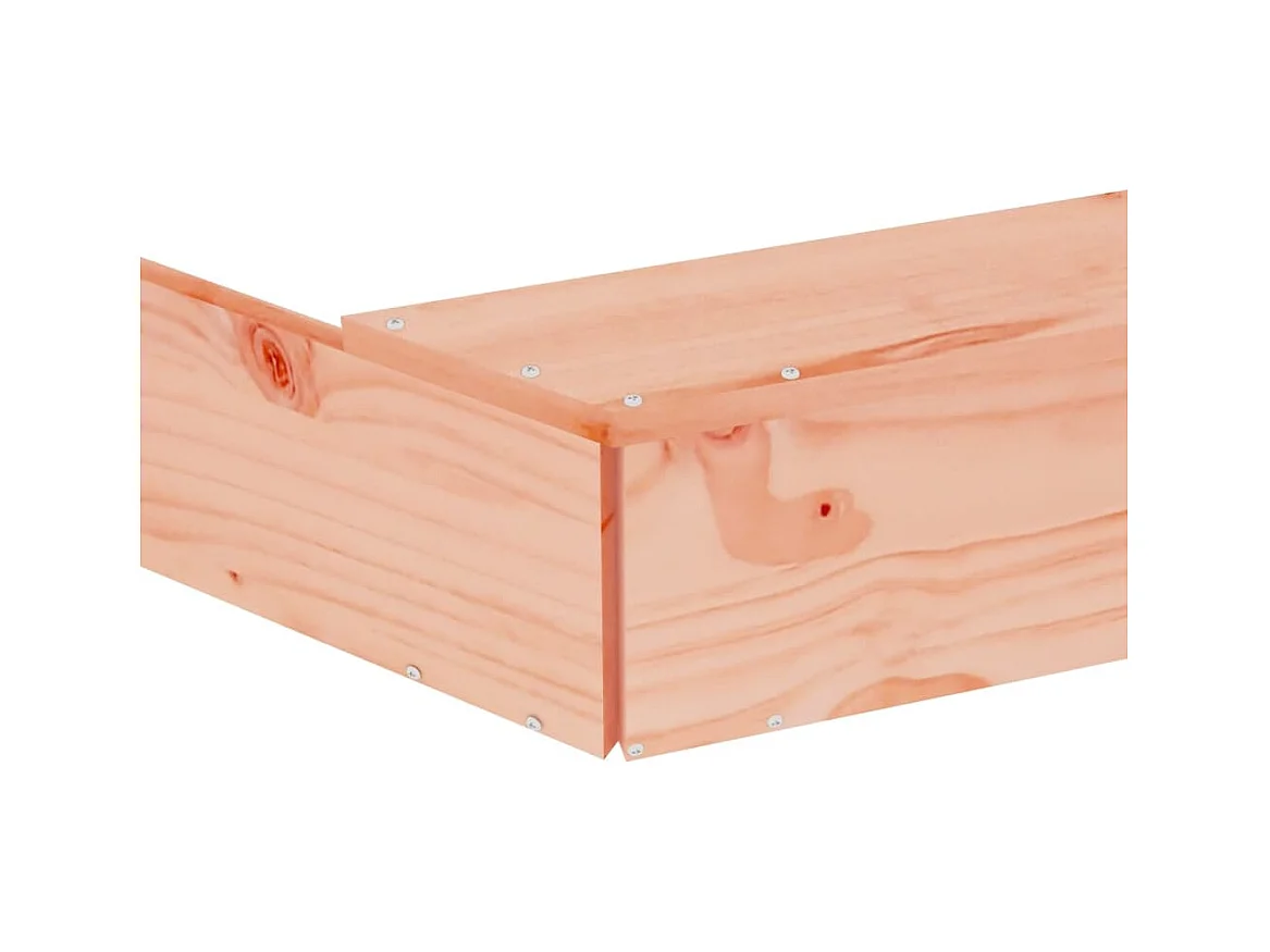 Bac à sable jeu bois marron 111 x 111 x 20 cm 02_0041547