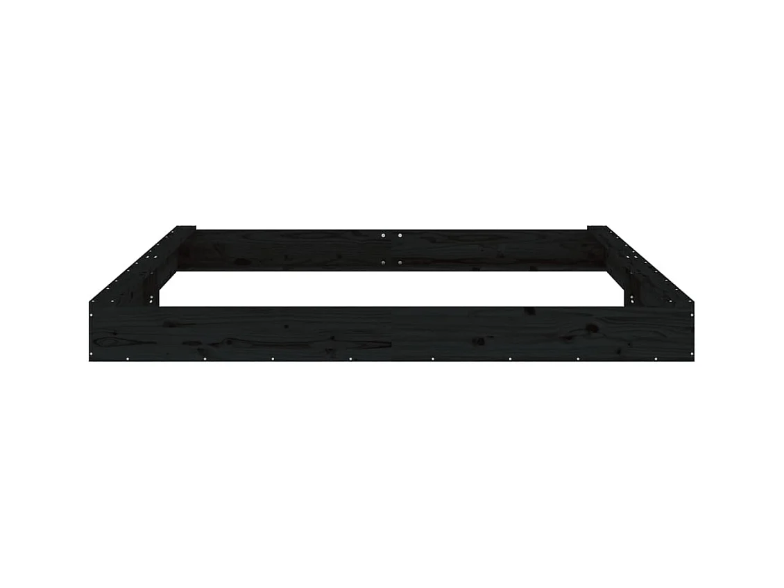 Bac à sable jeu bois marron 200 x 200 x 20 cm 02_0041525