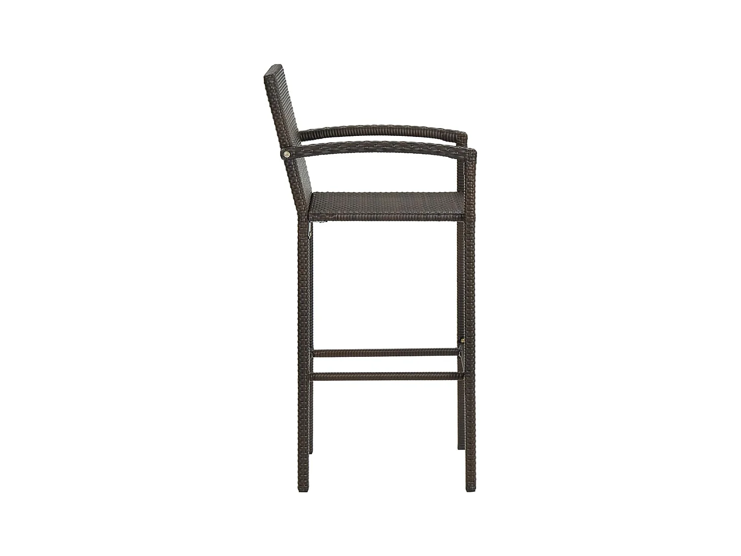 Conjunto de barra de jardim de vime de resina marrom de 3 peças 02_0013384