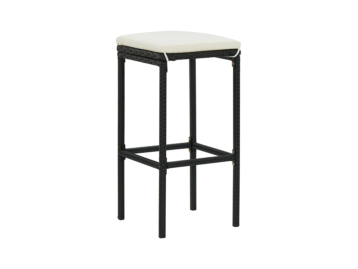 Ensemble de bar de noire 38 x 38 x 76 cm 02_0013389