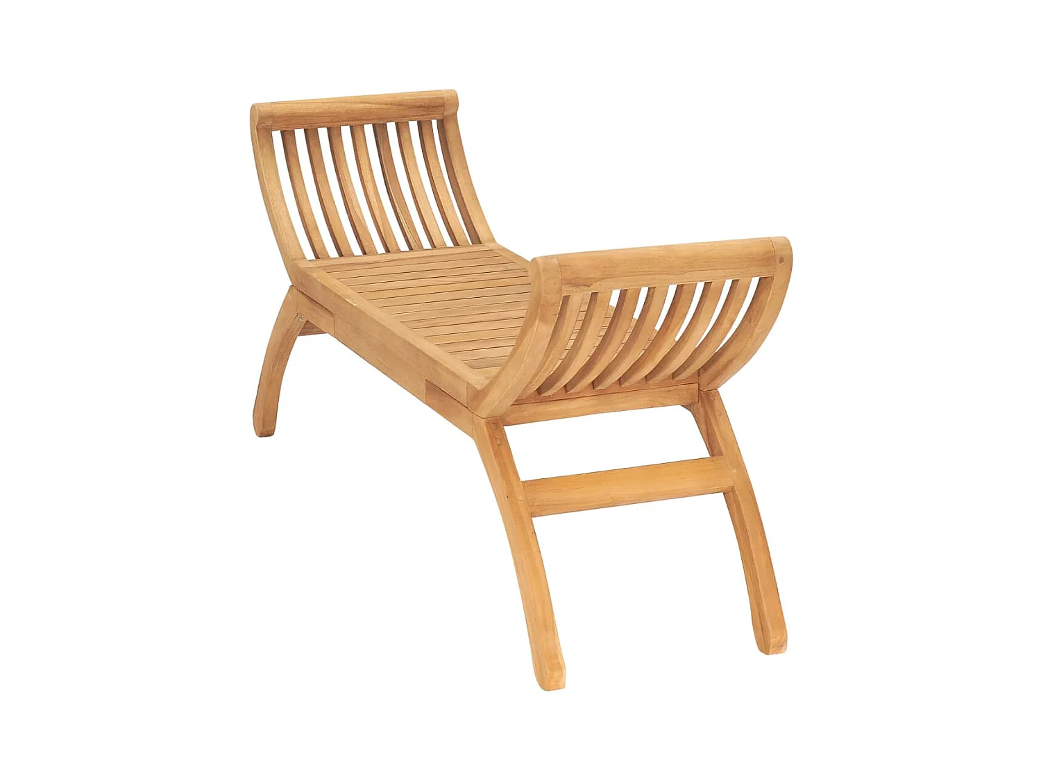 Banc de jardin meuble bois marron 120 x 35 x 55 cm 02_0011196