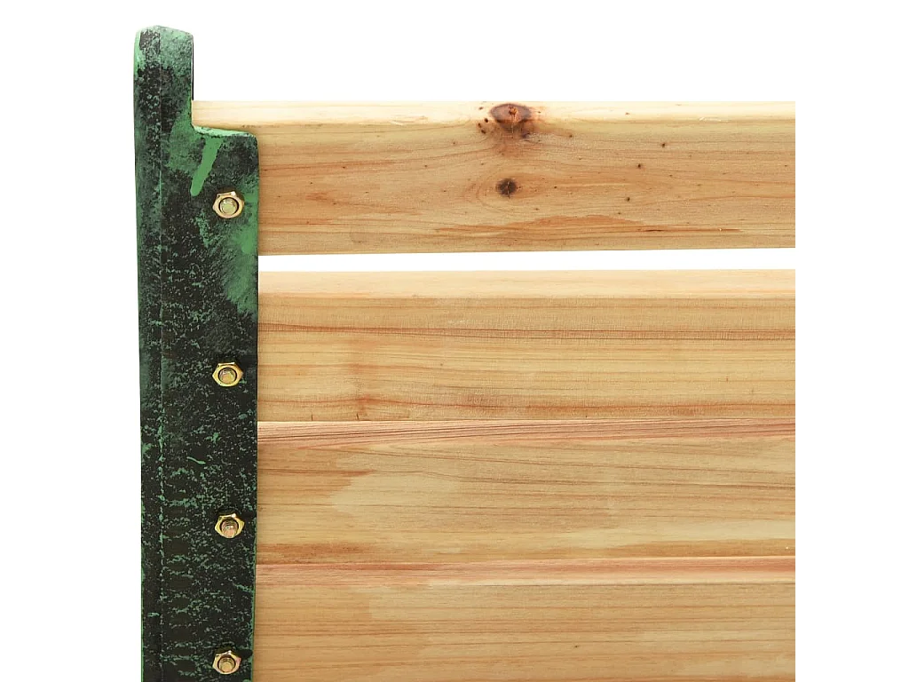 Banco de jardín muebles de exterior para terraza terraza 116 cm hierro fundido y madera maciza de abeto 02_0011187