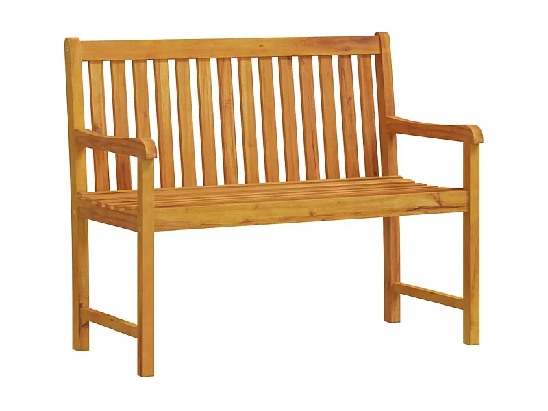 Banc de jardin meuble bois marron 110 x 55.5 x 90 cm 02_0011168