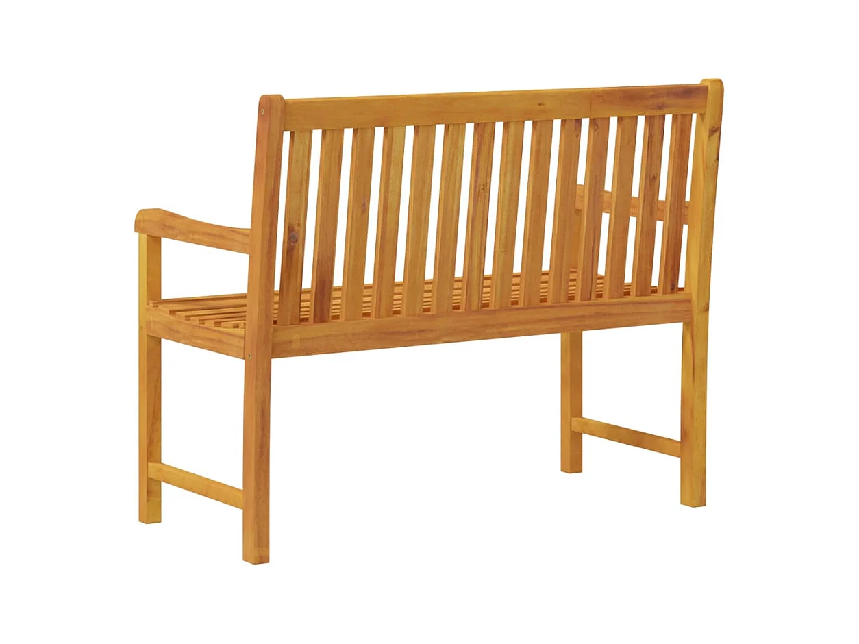 Banc de jardin meuble bois marron 110 x 55.5 x 90 cm 02_0011168