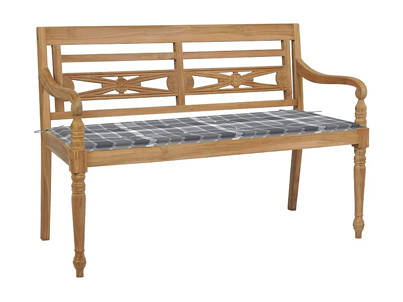 Banc de jardin meuble bois marron 120 x 51.5 x 84 cm 02_0011111