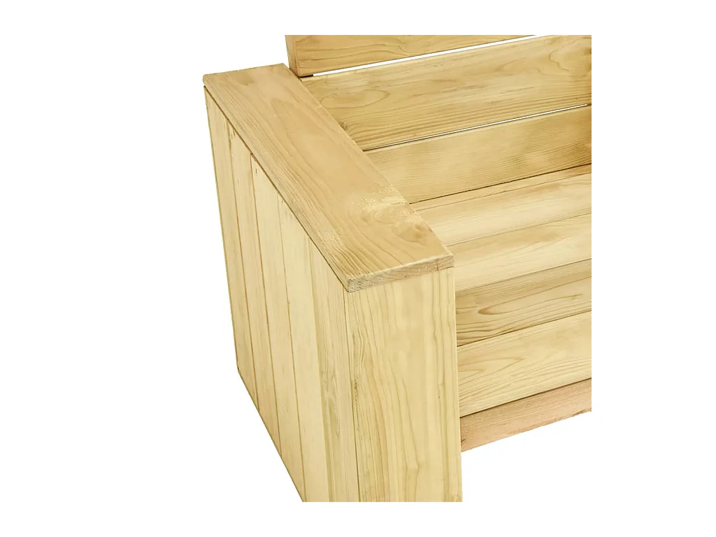 Panca da giardino mobili da giardino per esterni terrazza ad angolo da giardino 239 cm legno di pino impregnato 02_0011125