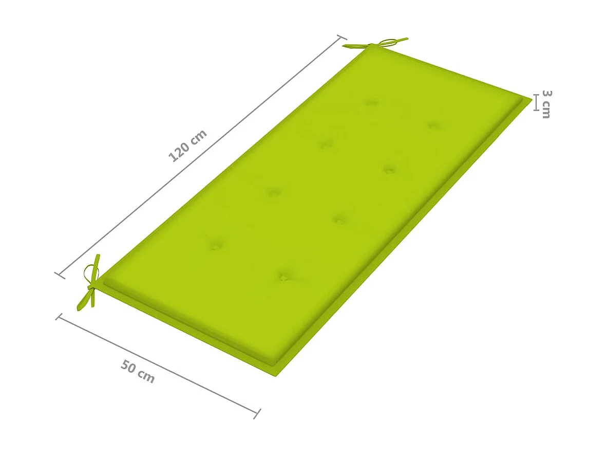 Banc de jardin meuble bois marron 120 x 51.5 x 84 cm 02_0011108