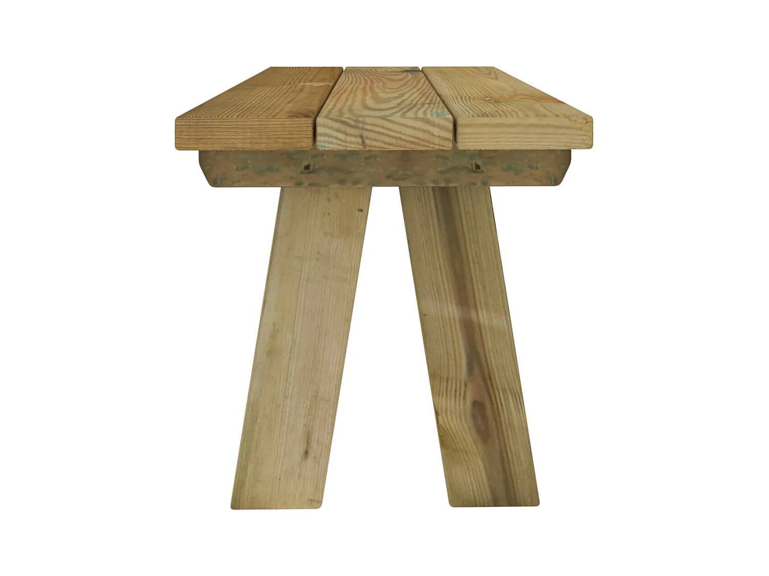 Banc de jardin meuble bois marron 110 x 38 x 45 cm 02_0011171