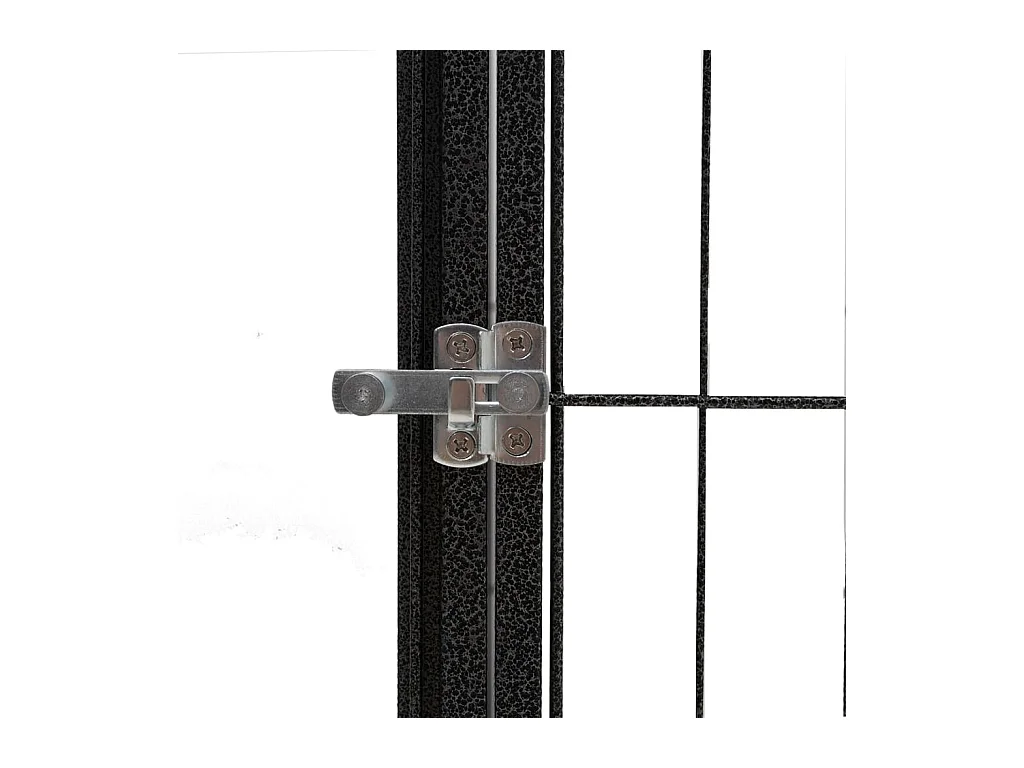 Parc pour chien 6 noire 100 x 50 x 100 cm 02_0043647